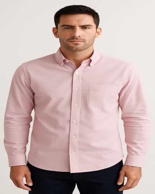 premium white cotton formal shirt for men