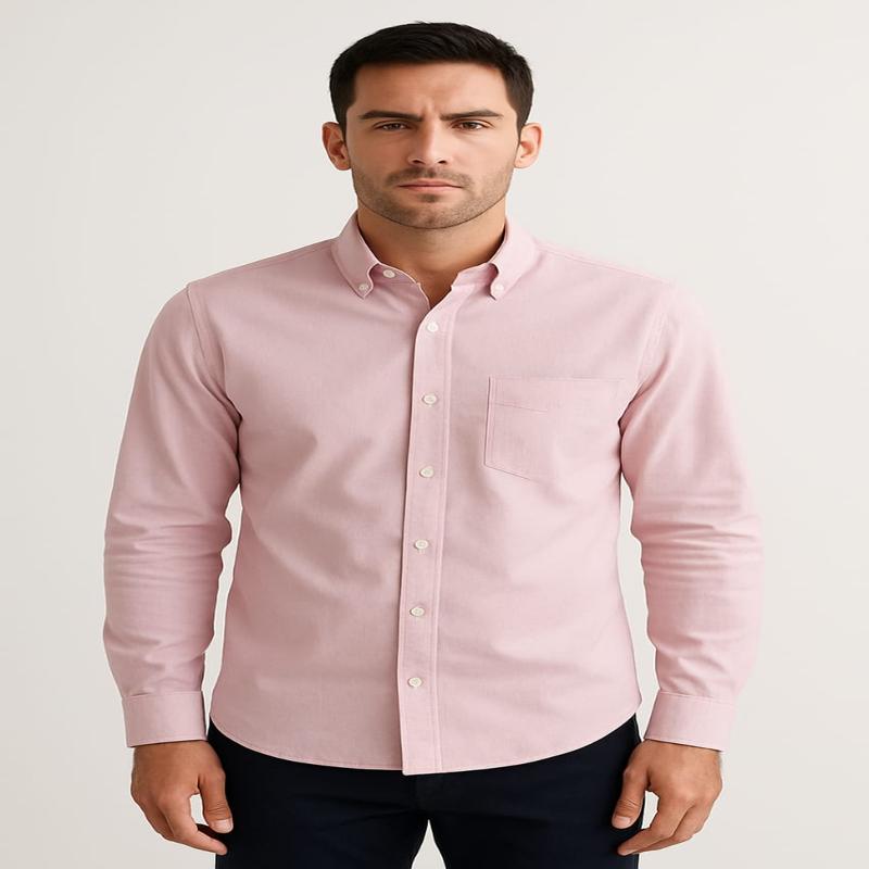 premium white cotton formal shirt for men